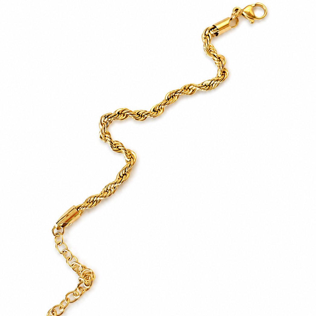 Thick twisted Luv bracelet