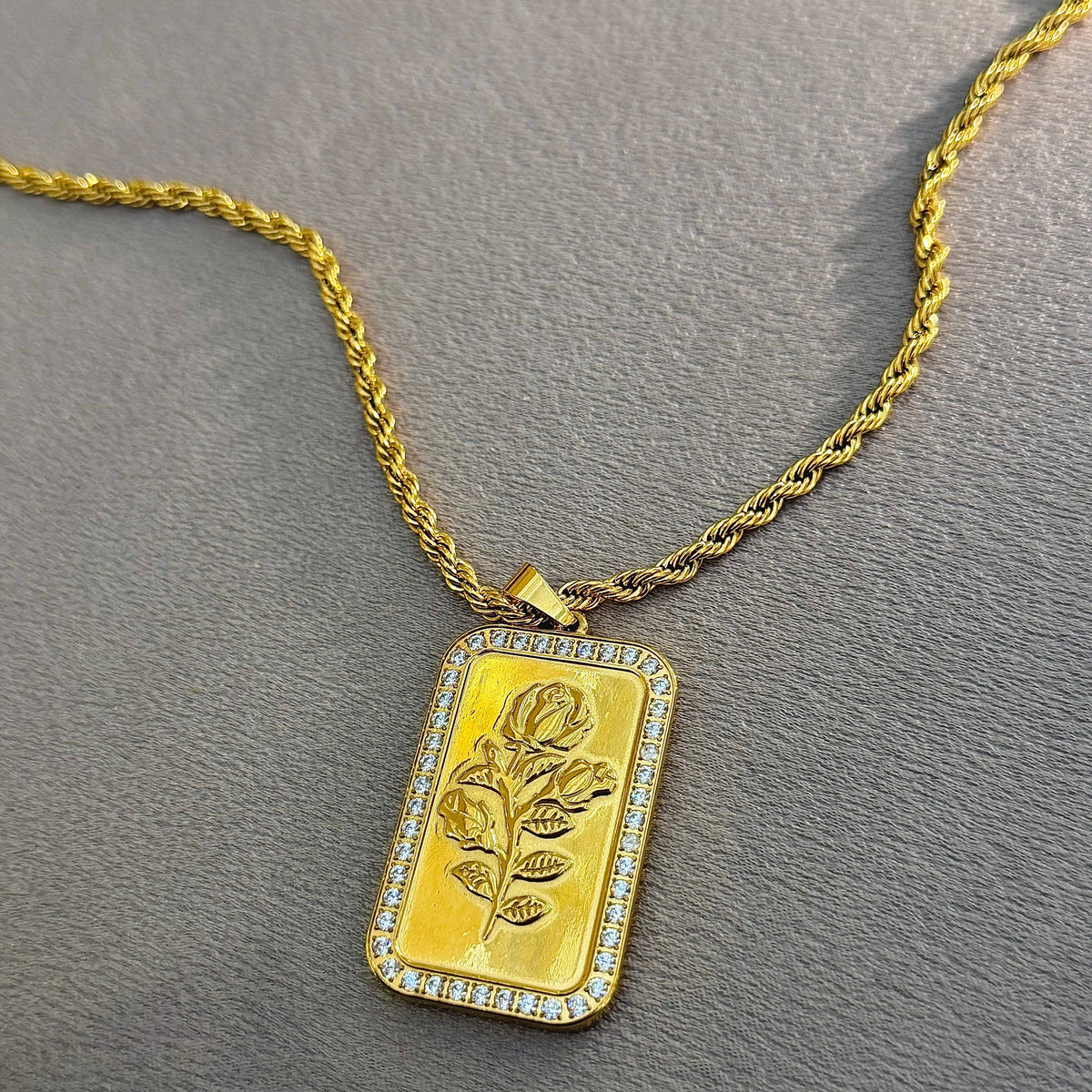 Ounce Rose Necklace