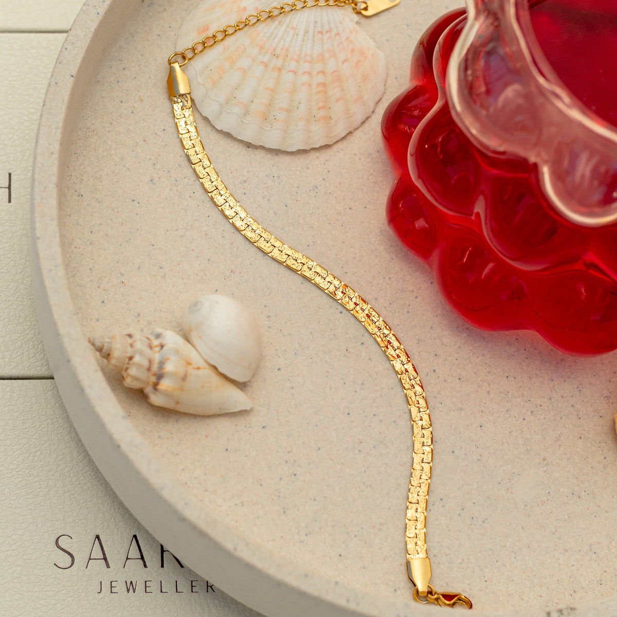 Gold Stone Bracelet