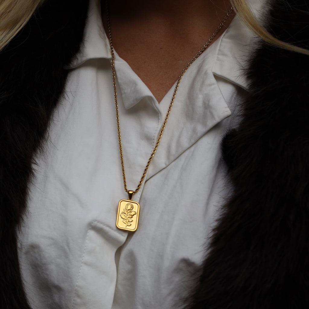 Rosette Ounce Necklace