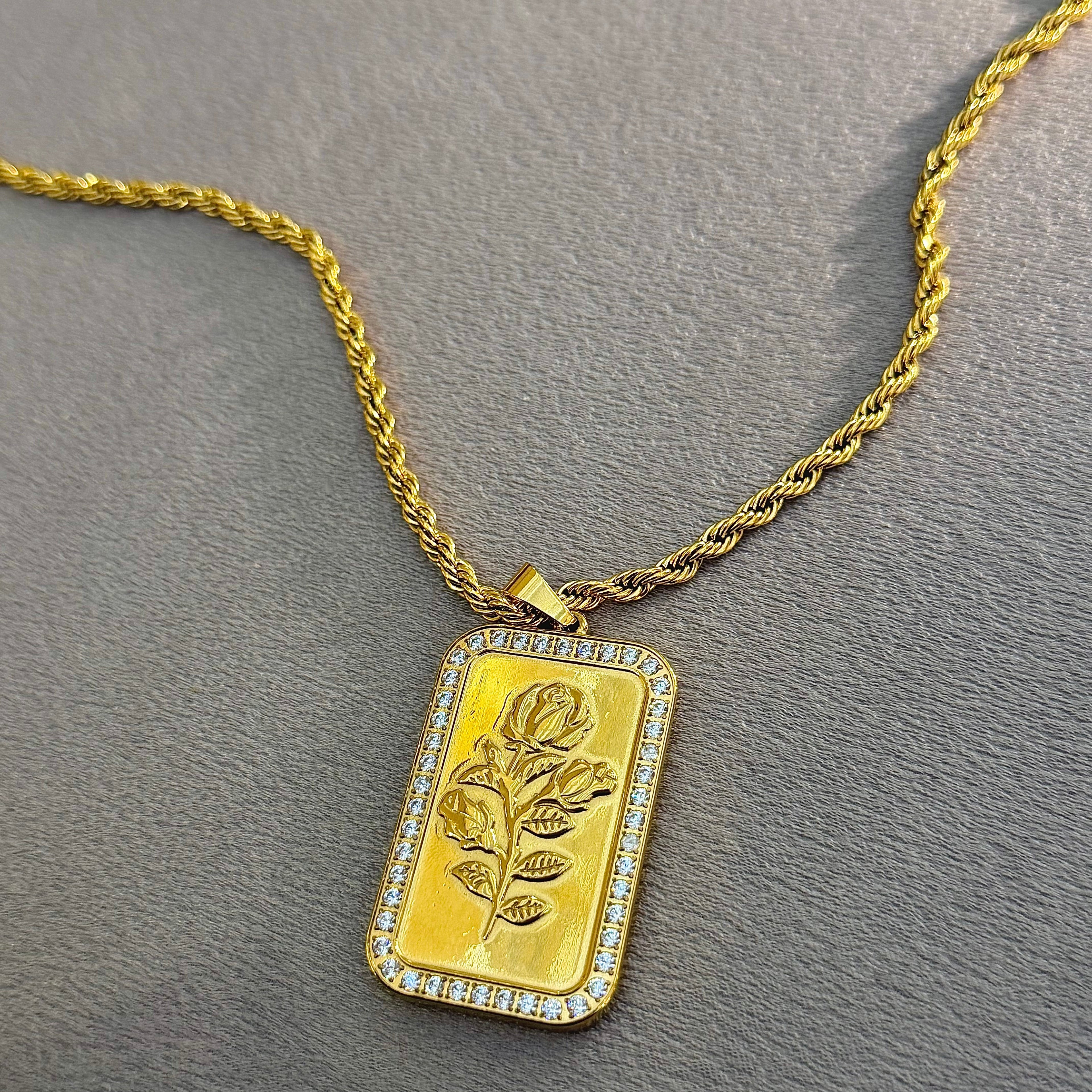 Ounce Rose Necklace ￼