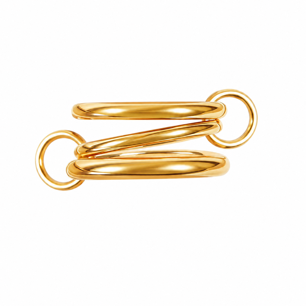 Gold stacked