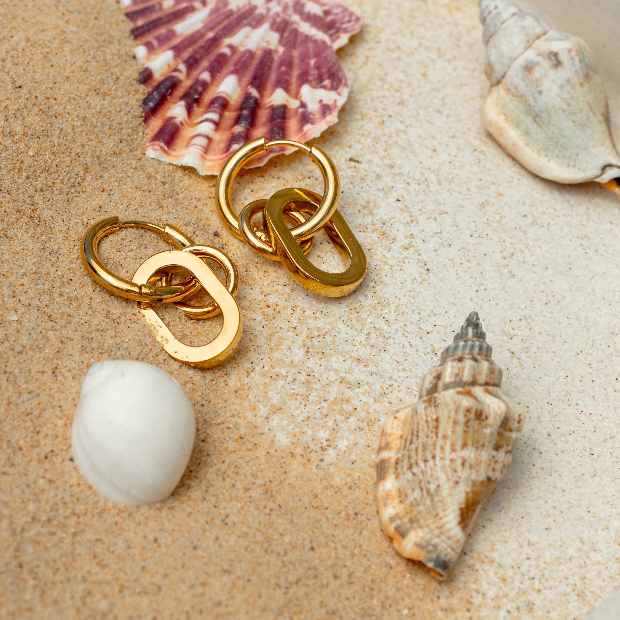 Gold Heatwave Earrings