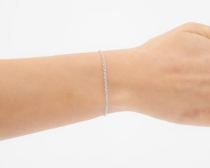 Thin Twisted Luv Bracelet